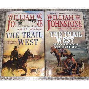 The Trail West Series William W Johnstone paperback (lot of 2/3 in series) Cowbo